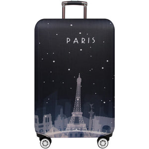 JULY'S SONG Thicken Suitcase Protective Covers For 18-32 Inch Suitcase Case Travel Luggage Bag Trolley Elastic Luggage Cover