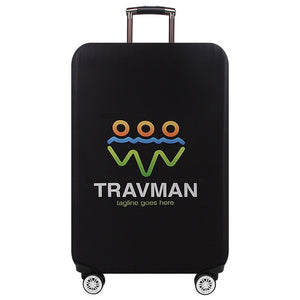 JULY'S SONG Thicken Suitcase Protective Covers For 18-32 Inch Suitcase Case Travel Luggage Bag Trolley Elastic Luggage Cover
