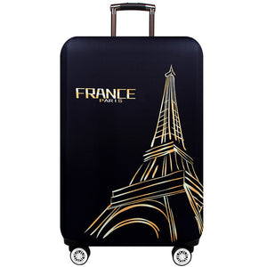 JULY'S SONG Thicken Suitcase Protective Covers For 18-32 Inch Suitcase Case Travel Luggage Bag Trolley Elastic Luggage Cover