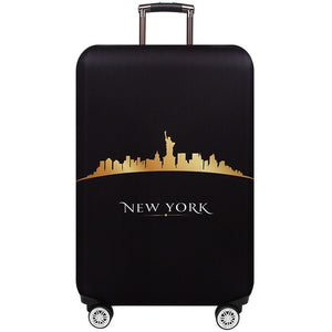 JULY'S SONG Thicken Suitcase Protective Covers For 18-32 Inch Suitcase Case Travel Luggage Bag Trolley Elastic Luggage Cover