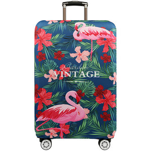 JULY'S SONG Thicken Suitcase Protective Covers For 18-32 Inch Suitcase Case Travel Luggage Bag Trolley Elastic Luggage Cover