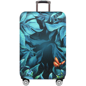 JULY'S SONG Thicken Suitcase Protective Covers For 18-32 Inch Suitcase Case Travel Luggage Bag Trolley Elastic Luggage Cover