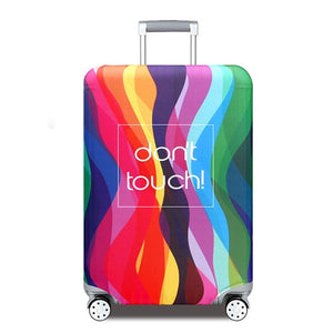 JULY'S SONG Thicken Suitcase Protective Covers For 18-32 Inch Suitcase Case Travel Luggage Bag Trolley Elastic Luggage Cover