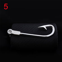Load image into Gallery viewer, 1pc Men Tie Clip Fish Bone Leaf Guitar Feather Saxophone Multiple Styles Silver Tone Metal Tie Clip Tie Bar Necktie Clips Gifts