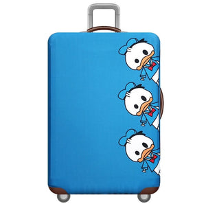 HMUNII World Map Design Luggage Protective Cover Travel Suitcase Cover Elastic Dust Cases For 18 to 32 Inches Travel Accessories