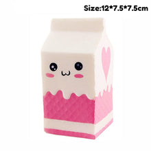 Load image into Gallery viewer, Antistress Squishy Hamburger Milkshake Squishe Donut Popcorn Toys Stress Relief Anti-Stress Practical Jokes Surprise Squshy Gift