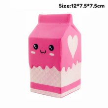 Load image into Gallery viewer, Antistress Squishy Hamburger Milkshake Squishe Donut Popcorn Toys Stress Relief Anti-Stress Practical Jokes Surprise Squshy Gift