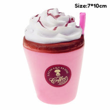 Load image into Gallery viewer, Antistress Squishy Hamburger Milkshake Squishe Donut Popcorn Toys Stress Relief Anti-Stress Practical Jokes Surprise Squshy Gift