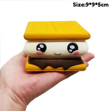 Load image into Gallery viewer, Antistress Squishy Hamburger Milkshake Squishe Donut Popcorn Toys Stress Relief Anti-Stress Practical Jokes Surprise Squshy Gift