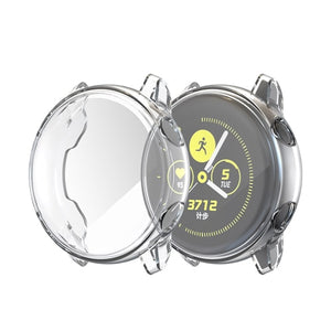 Protective Case for samsung galaxy watch active 2 Ultra-thin Soft silicone HD Full Screen Protection cover Galaxy Active 40/44mm