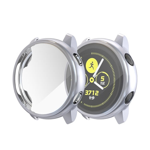 Protective Case for samsung galaxy watch active 2 Ultra-thin Soft silicone HD Full Screen Protection cover Galaxy Active 40/44mm