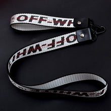 Load image into Gallery viewer, 2pcs Long Off White Ribbon Keychain Women Phone Case Wallet key chain porte clef For Bag Key ring llaveros mujer sleutelhanger