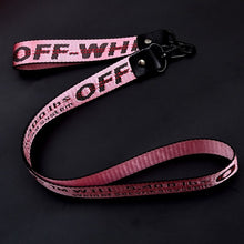Load image into Gallery viewer, 2pcs Long Off White Ribbon Keychain Women Phone Case Wallet key chain porte clef For Bag Key ring llaveros mujer sleutelhanger