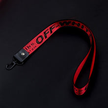 Load image into Gallery viewer, 2pcs Long Off White Ribbon Keychain Women Phone Case Wallet key chain porte clef For Bag Key ring llaveros mujer sleutelhanger