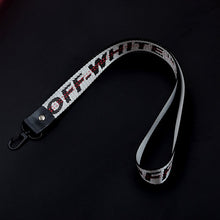 Load image into Gallery viewer, 2pcs Long Off White Ribbon Keychain Women Phone Case Wallet key chain porte clef For Bag Key ring llaveros mujer sleutelhanger