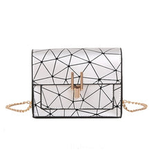 Load image into Gallery viewer, Women Shoulder Bags 2019 summer new Korean version of the Messenger bag handbag chain wild crack printing wild shoulder bag