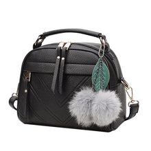 Load image into Gallery viewer, 2019 New Fashion PU Leather Handbag for Women Girl Messenger Bags with Ball Toy Bolsa Female Shoulder Bags Ladies Party Handbags