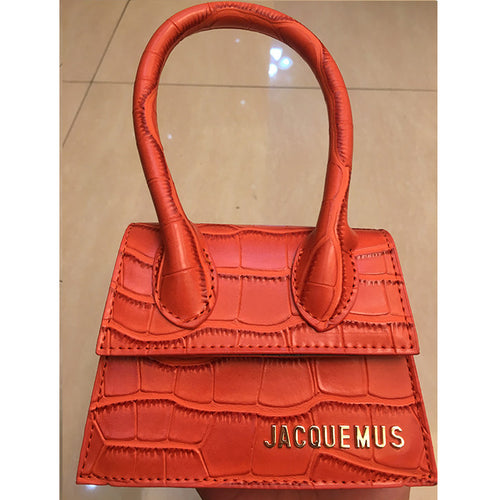 Crocodile Pattern Handbag Jacquemus Famous Brand Mini Bags Women Designer Leather Shoulder Messenger Bags Female Crossbody Bags