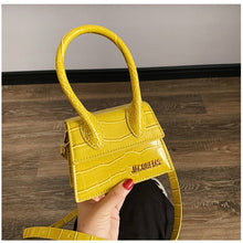 Load image into Gallery viewer, Crocodile Pattern Handbag Jacquemus Famous Brand Mini Bags Women Designer Leather Shoulder Messenger Bags Female Crossbody Bags
