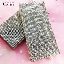 Load image into Gallery viewer, Colash wholesale diamond false eyelash packaging box fake 3d mink eyelashes boxes faux cils magnetic case lashes empty