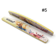 Load image into Gallery viewer, 1 Pc Half-Moon-Shaped Nail File Nail Buffer Washable Grinding Polishing Sanding Buffing Manicure Pedicure Nail Art Tools