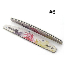Load image into Gallery viewer, 1 Pc Half-Moon-Shaped Nail File Nail Buffer Washable Grinding Polishing Sanding Buffing Manicure Pedicure Nail Art Tools