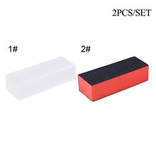 Load image into Gallery viewer, 1 Pc Half-Moon-Shaped Nail File Nail Buffer Washable Grinding Polishing Sanding Buffing Manicure Pedicure Nail Art Tools