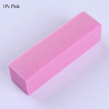 Load image into Gallery viewer, 1 Pc Half-Moon-Shaped Nail File Nail Buffer Washable Grinding Polishing Sanding Buffing Manicure Pedicure Nail Art Tools