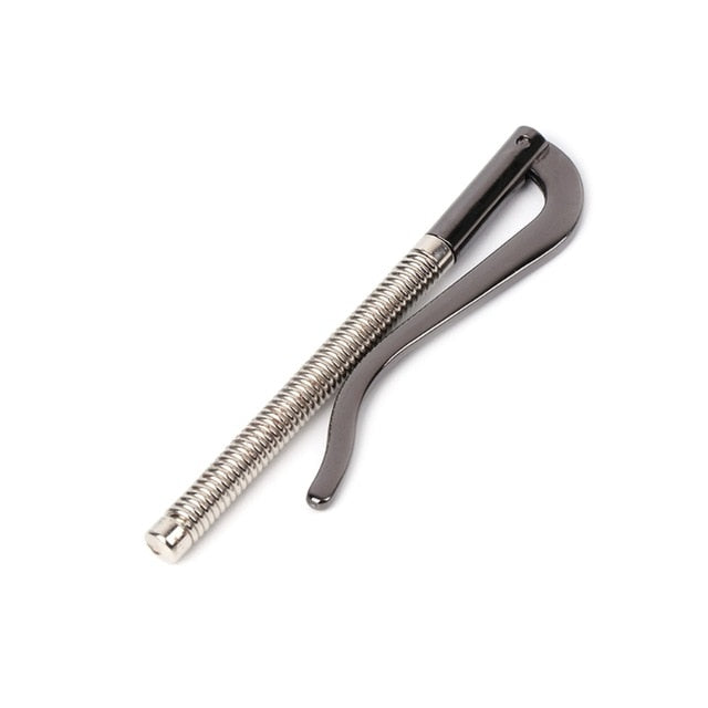 Metal Bifold Money Clip Bar Wallet Replace Parts Spring Clamp Cash Holder High Quality 8x1.5cm Black,Silver,Bronze,Gold Gifts