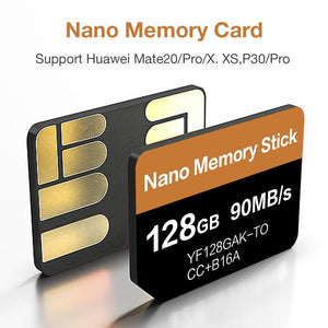 2019 Newest NM Card Read 90MB/s 128GB Nano Memory Card Apply For Huawei Mate20 Pro Mate20 X P30 P30 Pro Mate30 Mate30Pro