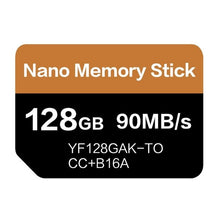 Load image into Gallery viewer, 2019 Newest NM Card Read 90MB/s 128GB Nano Memory Card Apply For Huawei Mate20 Pro Mate20 X P30 P30 Pro Mate30 Mate30Pro