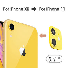Load image into Gallery viewer, For iPhone X XS Max XR XS Seconds Change for iPhone 11 Pro Max Lens Sticker Camera Lens Screen Protector Change to For iPhone 11