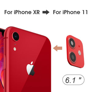 For iPhone X XS Max XR XS Seconds Change for iPhone 11 Pro Max Lens Sticker Camera Lens Screen Protector Change to For iPhone 11