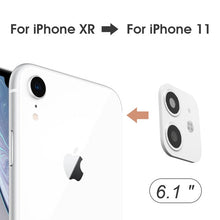 Load image into Gallery viewer, For iPhone X XS Max XR XS Seconds Change for iPhone 11 Pro Max Lens Sticker Camera Lens Screen Protector Change to For iPhone 11