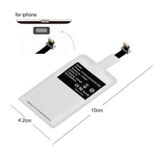 Load image into Gallery viewer, IMIDO Wireless Charger Universal Qi Wireless Charger Adapter Receiver Module for iPhone X 6 7 8 Plus Samsung note9 S7 S8 edge