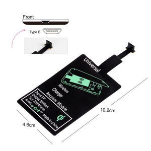 IMIDO Wireless Charger Universal Qi Wireless Charger Adapter Receiver Module for iPhone X 6 7 8 Plus Samsung note9 S7 S8 edge