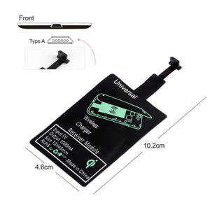 IMIDO Wireless Charger Universal Qi Wireless Charger Adapter Receiver Module for iPhone X 6 7 8 Plus Samsung note9 S7 S8 edge