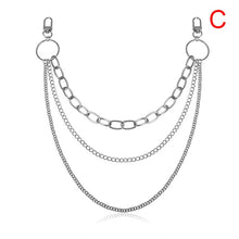 Load image into Gallery viewer, Punk Hip-hop Trendy Single/Three Layer Belt Key Chain Waist Pants Chain Jeans Long Metal Clothing Accessories Jewelry Fashion