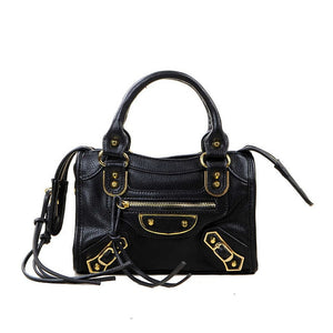 High Designer PU Leather European Luxury Motorcycle Bag for Women 2019 Style Chic Tassel Handbag Beautiful Female Crossbody Bags