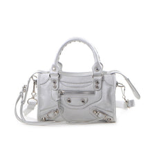 Load image into Gallery viewer, High Designer PU Leather European Luxury Motorcycle Bag for Women 2019 Style Chic Tassel Handbag Beautiful Female Crossbody Bags
