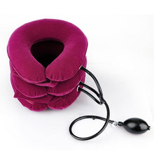 Load image into Gallery viewer, Hot Drop Ship Inflatable Air Neck Traction Device Soft Neck Cervical Collar Pillow Pain Stress Relief Neck Stretcher US Stock