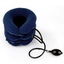Load image into Gallery viewer, Hot Drop Ship Inflatable Air Neck Traction Device Soft Neck Cervical Collar Pillow Pain Stress Relief Neck Stretcher US Stock