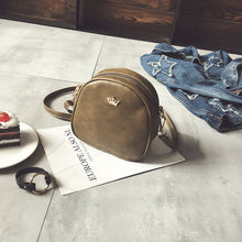 Load image into Gallery viewer, Bags for Women 2019 New Shoulder Bag Fashion Handbag Phone Purse Imperial Crown Pu Leather Women Small Shell Crossbody Bag