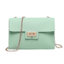Load image into Gallery viewer, British Fashion Simple Small Square Bag Women&#39;s Designer Handbag 2019 High-quality PU Leather Chain Mobile Phone Shoulder bags