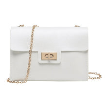 Load image into Gallery viewer, British Fashion Simple Small Square Bag Women&#39;s Designer Handbag 2019 High-quality PU Leather Chain Mobile Phone Shoulder bags