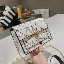 Load image into Gallery viewer, Women Shoulder Bags 2019 Summer New Korean Version of The Messenger Bag Handbag Chain Wild Crack Printing Wild Shoulder Bag