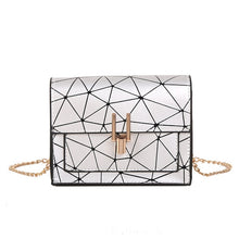 Load image into Gallery viewer, Women Shoulder Bags 2019 Summer New Korean Version of The Messenger Bag Handbag Chain Wild Crack Printing Wild Shoulder Bag
