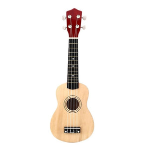 Small Guitar Ukulele Wooden 21" Wood Musical Instrument Uke Soprano Hawaiian Acoustic Guitar Musical Instruments