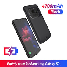 Load image into Gallery viewer, Battery Charger Case For Samsung Galaxy S9 S8 Plus Soft TPU Charging Phone Power Cover For Samsung Note 8 Note 9 battery Case