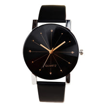 Load image into Gallery viewer, Men Women Leather Strap Line Quartz Watch reloj inteligente mujer Clock Fashion Ladies Analog Wristwatch Relogios Masculino Gift